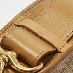 Pre Owned Chloé Tess Small Brown/Tan Leather and Suede Crossbody Bag