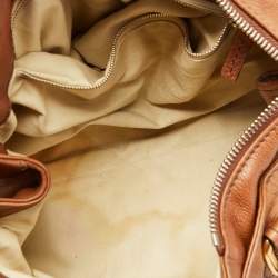 Pre Owned Chloe Brown Leather Medium Paddington Satchel