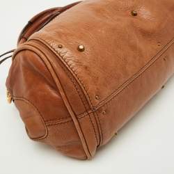 Pre Owned Chloe Brown Leather Medium Paddington Satchel