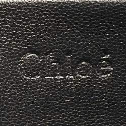 Pre Owned Chloe Green Leather Large Elsie Shoulder Bag