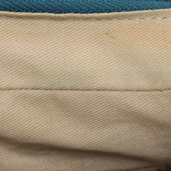 Pre Owned Chloe Blue Leather Medium Paraty Satchel