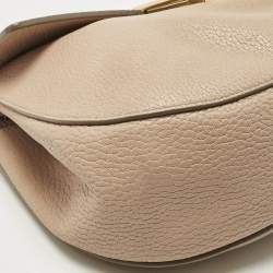 Pre Owned Chloe Light Beige Medium Drew Shoulder Bag