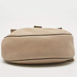 Pre Owned Chloe Light Beige Medium Drew Shoulder Bag