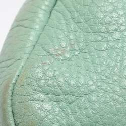 Pre Owned Chloe Green Leather Crossbody Bag