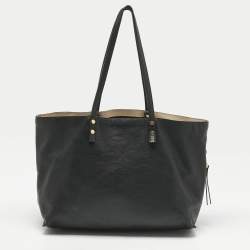 Pre Owned Chloé Black Leather Dylan Shopper Tote