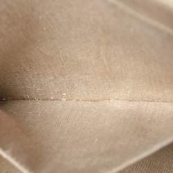 Pre Owned Chloé Beige/Light Eucalyptus Canvas and Leather Medium Woody Tote