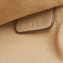 Pre Owned Chloe Navy Blue/Mustard Leather and Suede Small Faye Shoulder Bag