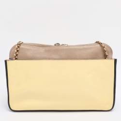 Pre Owned Chloe Tricolor Patent and Leather Lucy Shoulder Bag