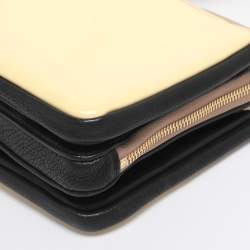 Pre Owned Chloe Tricolor Patent and Leather Lucy Shoulder Bag