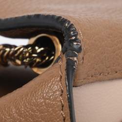 Pre Owned Chloe Brown Leather Small Elsie Shoulder Bag