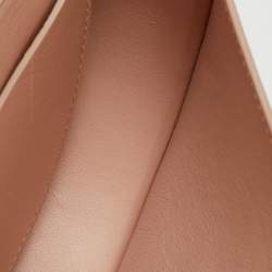 Pre Owned Chloe Beige Leather Mini Marcie Flap Shoulder Bag