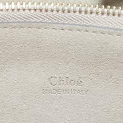 Pre Owned Chloe Tan/Mustard Leather and Suede Faye Medium Shoulder Bag