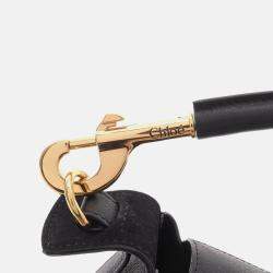 Pre Owned Chloe Ride Shoulder Bag Leather Black