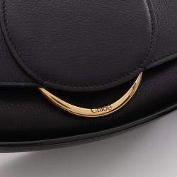 Pre Owned Chloe Ride Shoulder Bag Leather Black