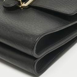 Pre Owned Chloe Black Pebbled Leather Small Bronte Shoulder Bag