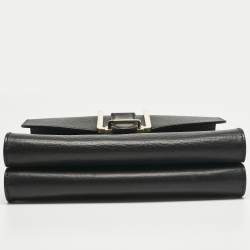 Pre Owned Chloe Black Pebbled Leather Small Bronte Shoulder Bag