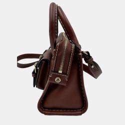 Pre Owned Chole edith brown mini top handle bag