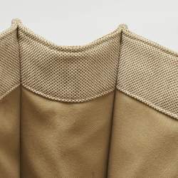 Pre Owned Chloe Beige/Brown Canvas and Leather Large Woody Tote