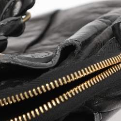 Pre Owned Chloe Black Leather Heloise Satchel