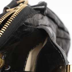 Pre Owned Chloe Black Leather Heloise Satchel