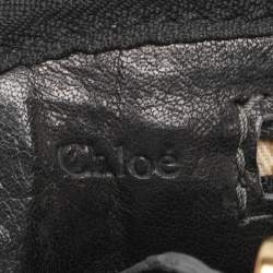 Pre Owned Chloe Black Leather Heloise Satchel