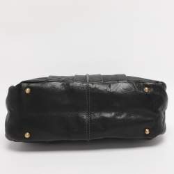 Pre Owned Chloe Black Leather Heloise Satchel