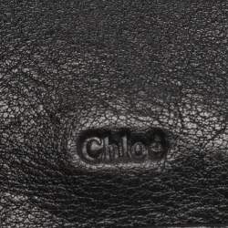 Pre Owned Chloe Black Leather Medium Paraty Shoulder Bag