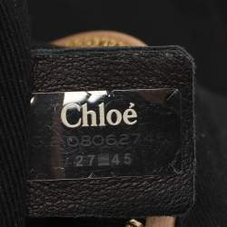 Pre Owned Chloe Black Leather Medium Paraty Shoulder Bag