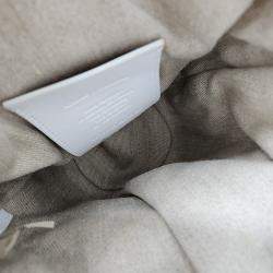 Pre Owned Chloe Beige Leather and Raffia Woody Bucket Bag