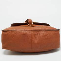 Pre Owned Chloe Brown Leather Medium Marcie Shoulder Bag