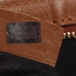 Pre Owned Chloe Brown Calfhair and Leather Darla Satchel 