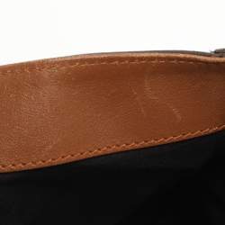 Pre Owned Chloe Brown Calfhair and Leather Darla Satchel 