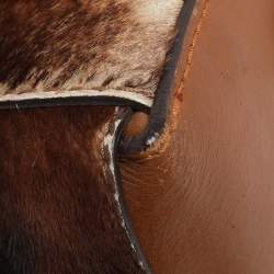 Pre Owned Chloe Brown Calfhair and Leather Darla Satchel 