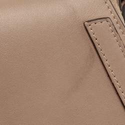 Pre Owned حقيبة كتف كلوي نيل سوار جلد و سويدي بيج صغيرة