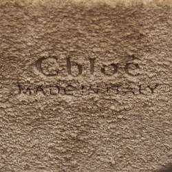 Pre Owned حقيبة كتف كلوي نيل سوار جلد و سويدي بيج صغيرة