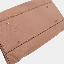 Pre Owned Chloe Beige Leather Everston 2way Shoulder Handbag
