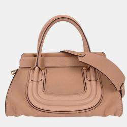 Pre Owned Chloe Beige Leather Everston 2way Shoulder Handbag
