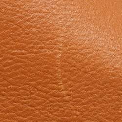 Pre Owned Chloe Orange Leather Medium Elsie Flap Top Handle Bag