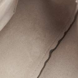 Pre Owned Chloe Taupe Grey Leather Small Drew Shoulder Bag