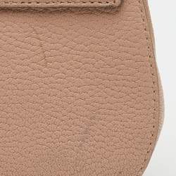 Pre Owned Chloe Beige Leather Small Drew Chain Shoulder Bag