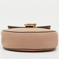 Pre Owned Chloe Beige Leather Small Drew Chain Shoulder Bag