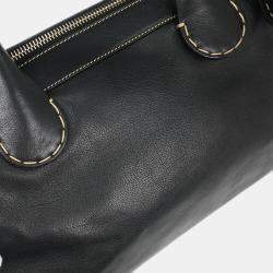 Pre Owned Chloe Black Edith 2way Handbag