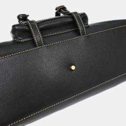 Pre Owned Chloe Black Edith 2way Handbag