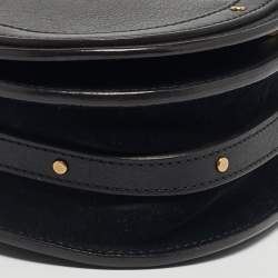 Pre Owned Chloé Black Leather Small Nile Bracelet Crossbody Bag