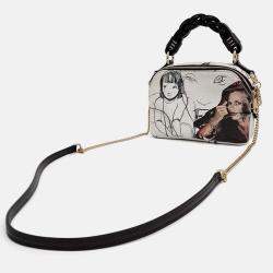 Pre Owned Chloe Multicolor Leather Daria Mini Chain Bag