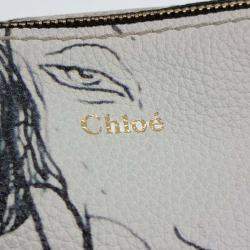 Pre Owned Chloe Multicolor Leather Daria Mini Chain Bag
