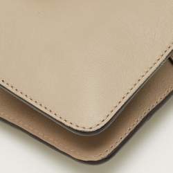 مملوكة مسبقًا حقيبة كروس كلوي فاي جلد وجلد شامواه بيج صغيرة