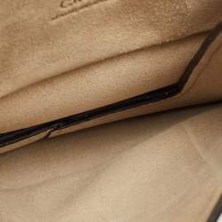 مملوكة مسبقًا حقيبة كروس كلوي فاي جلد وجلد شامواه بيج صغيرة