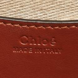 مملوكة مسبقًا Chloe Tess Small Brown Leather and Suede Shoulder Bag