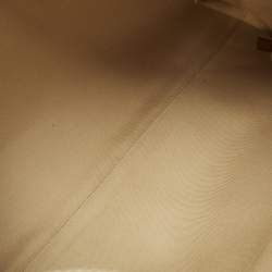 Pre Owned Chloe Woody Large Beige/Brown Canvas and Leather Tote